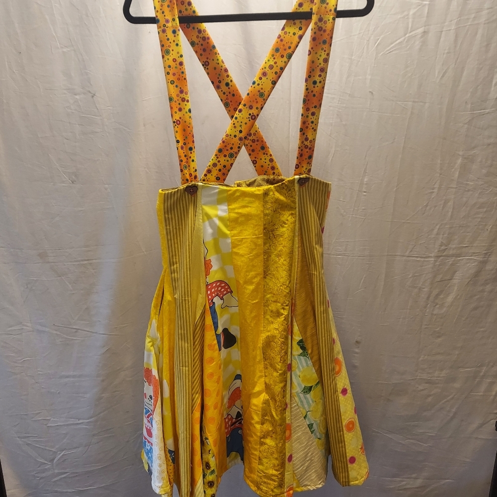 💛Handmade Yellow 1950's-inspired Swing Dress💛